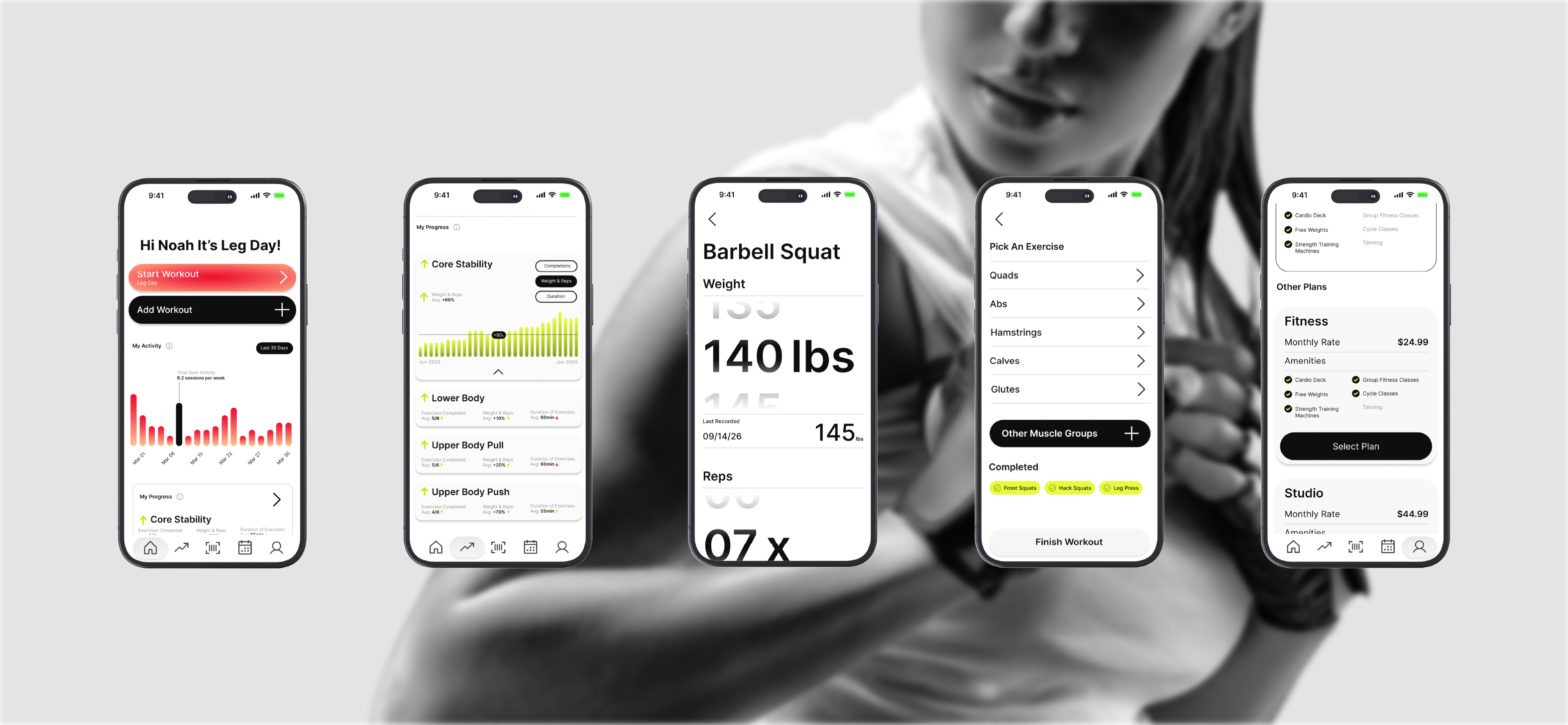 Final Vasa App screens arranged across five phones
